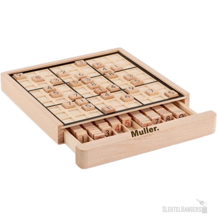 Houten sudoku bordspel Sudoku hout