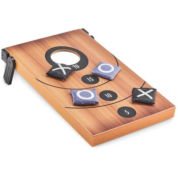 Dubbelzijdig mdf spellenset Baggy hout