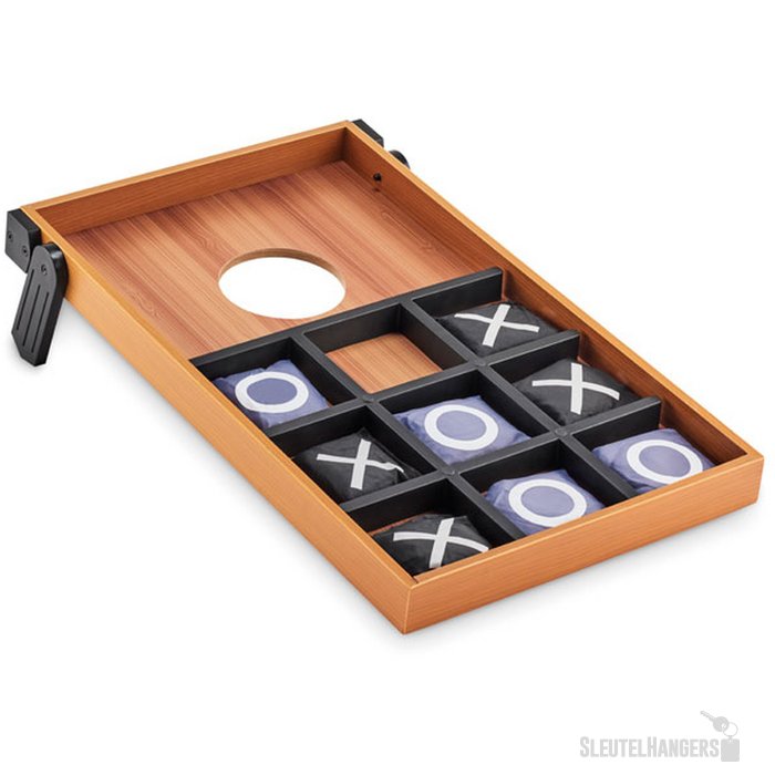 Dubbelzijdig mdf spellenset Baggy hout