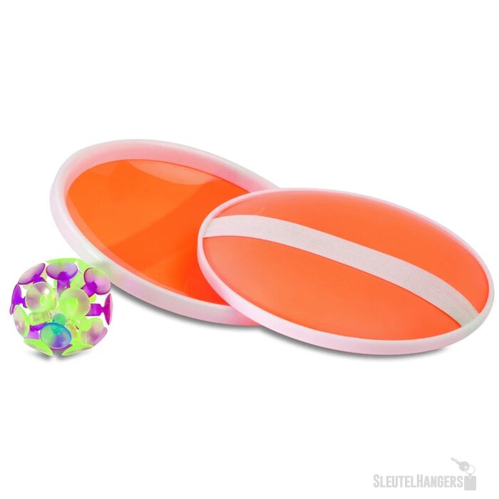 Balspelletje met zuignappen Catch&play oranje