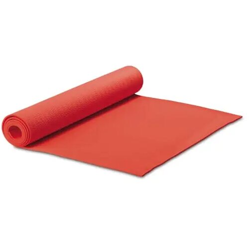 Fitness yogamat met draagtas rood