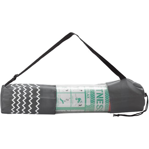 Fitness yogamat met draagtas rood