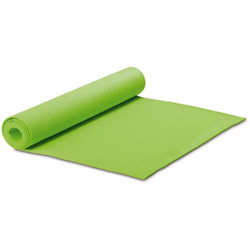 Fitness yogamat met draagtas licht groen