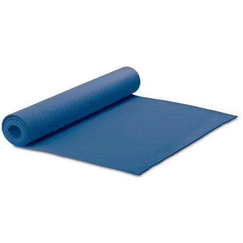 Fitness yogamat met draagtas donker blauw