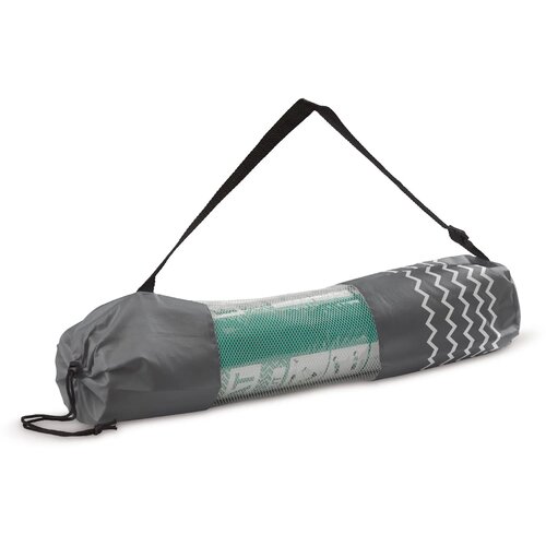 Fitness yogamat met draagtas donker blauw