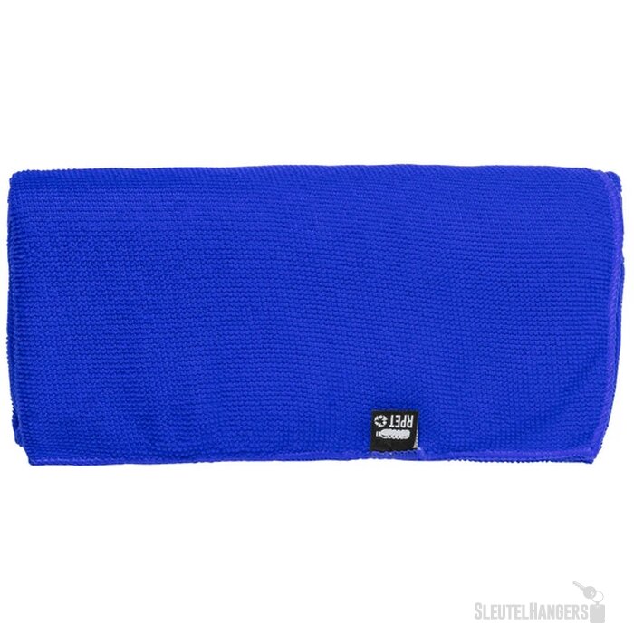 RPET sporthanddoek in draagtasje Blauw
