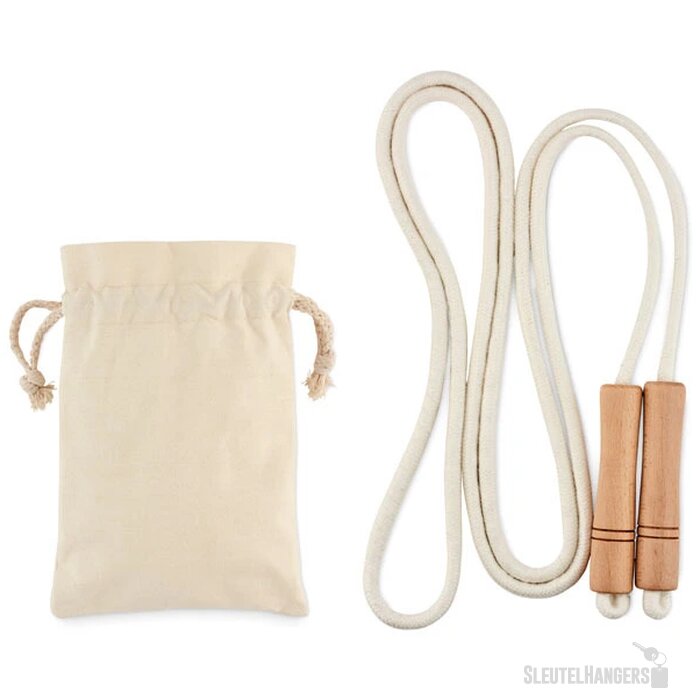Katoenen springtouw Jump beige