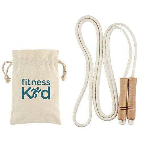 Katoenen springtouw Jump beige