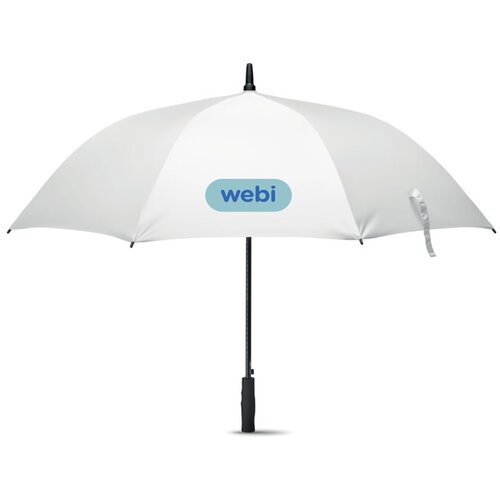 27" windbestendige paraplu Grusa wit