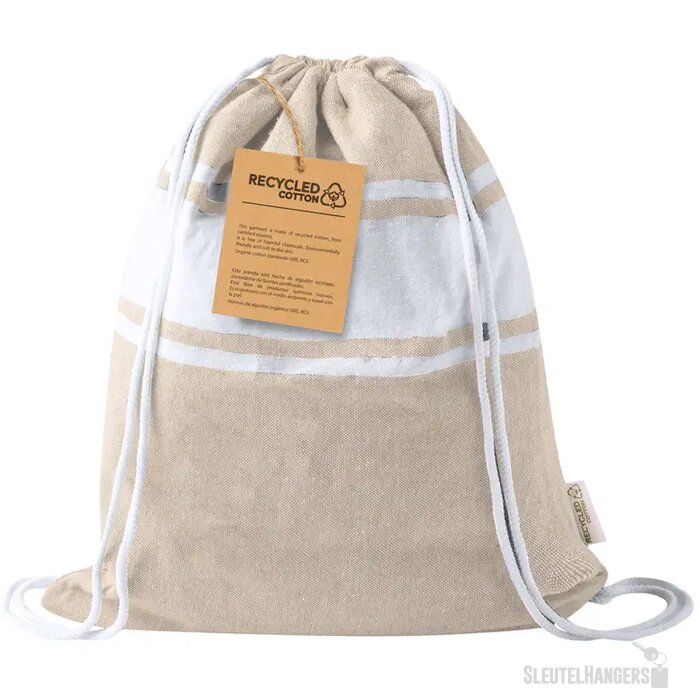 Carey Strandlaken En Tasje Met Trekkoord Natuurlijk