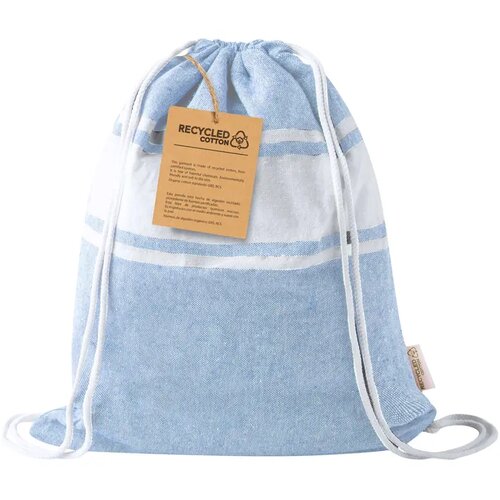 Carey Strandlaken En Tasje Met Trekkoord Licht Blauw