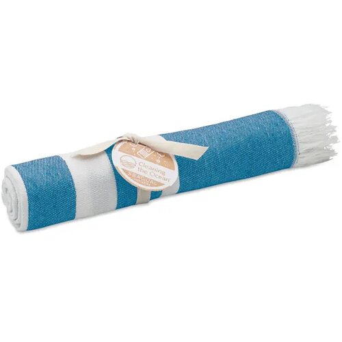 Seaqual® hamamdoek Wave Turquoise