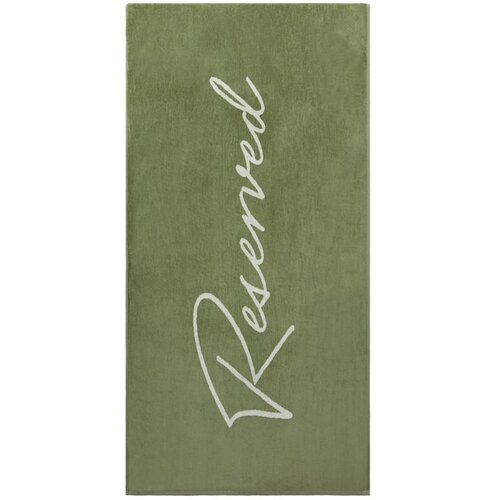 Vinga Lounge stoel handdoek groen, wit