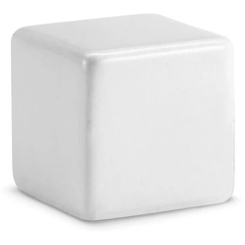 Stressbal vierkant Wit