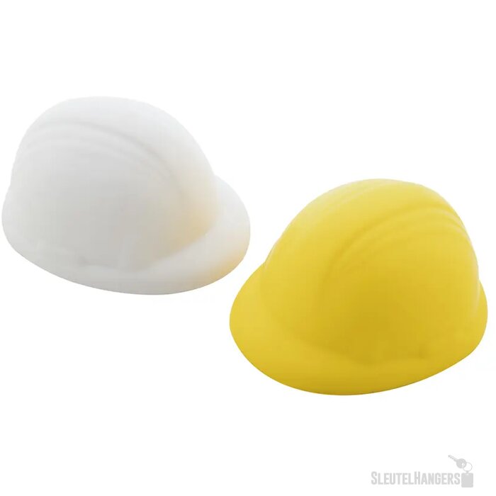 Stressbal Helm Geel