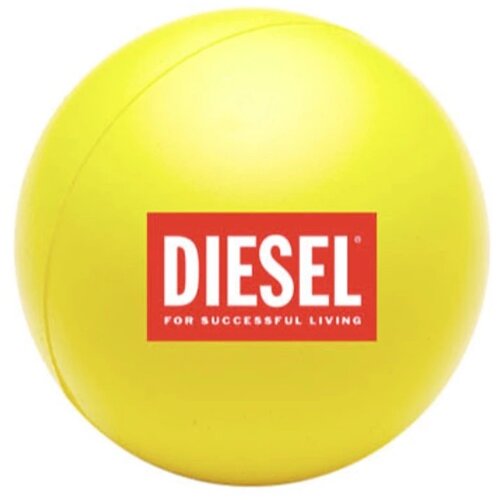 Ronde Stressbal Geel