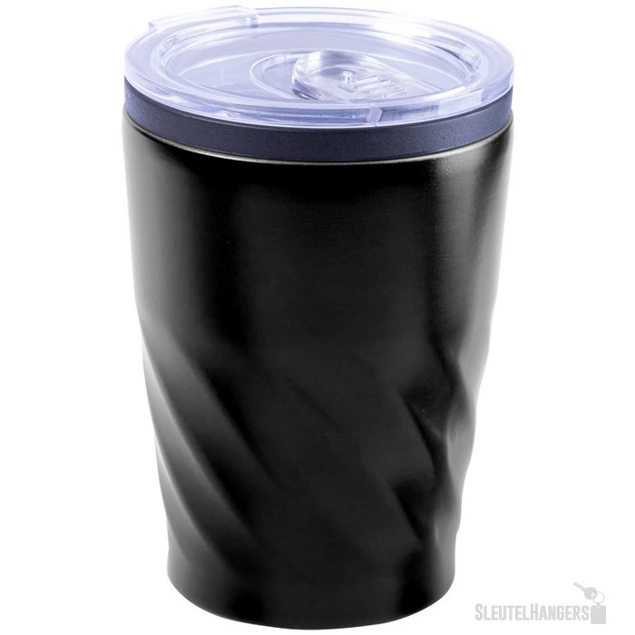 Enkelwandige thermosbeker (350 ml) Zwart