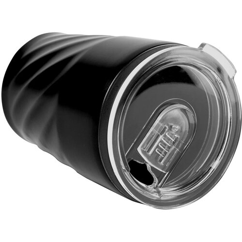 Enkelwandige thermosbeker (350 ml) Zwart 350 ml