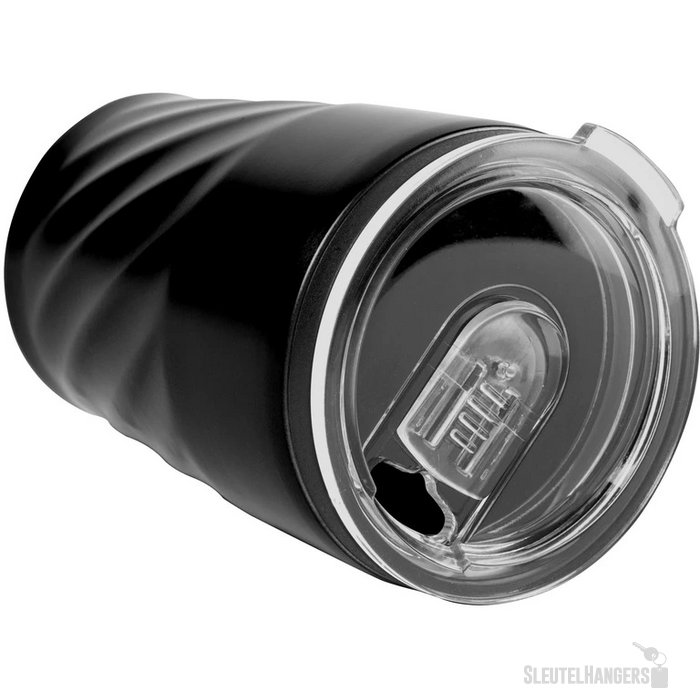 Enkelwandige thermosbeker (350 ml) Zwart