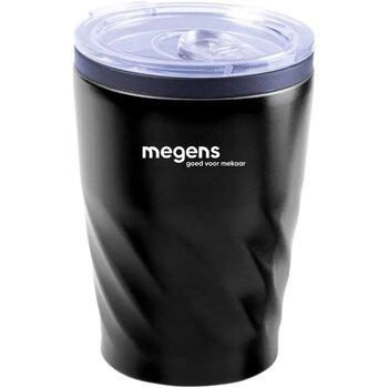 Enkelwandige thermosbeker (350 ml) Zwart