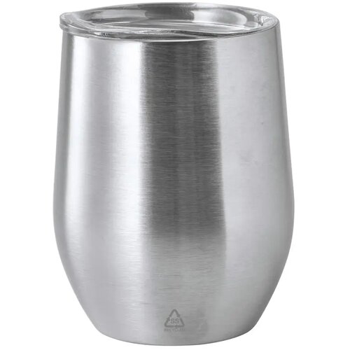 Gerecyclede RVS thermosbeker (350 ml) Zilver