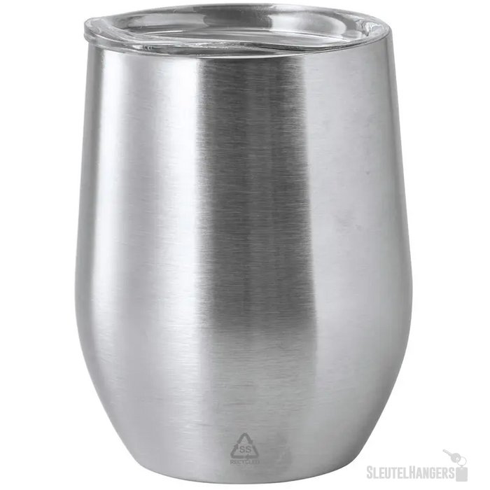 Gerecyclede RVS thermosbeker (350 ml) Zilver