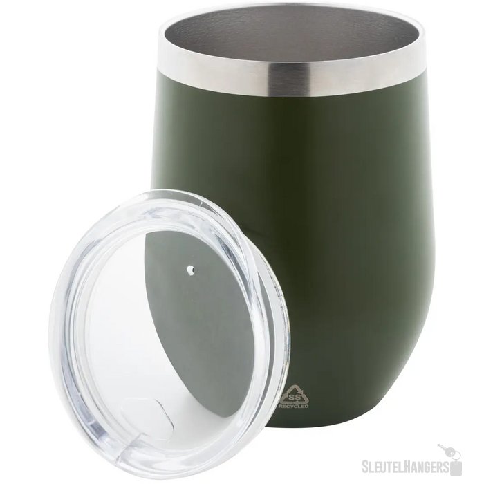 Gerecyclede RVS thermosbeker (350 ml) Groen