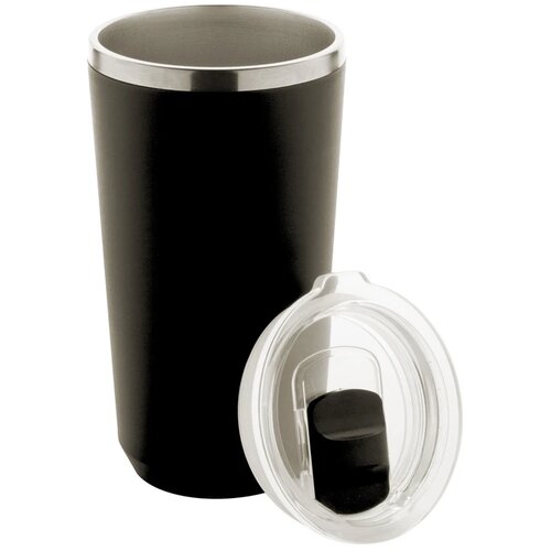 RVS thermosbeker (500 ml) Zwart