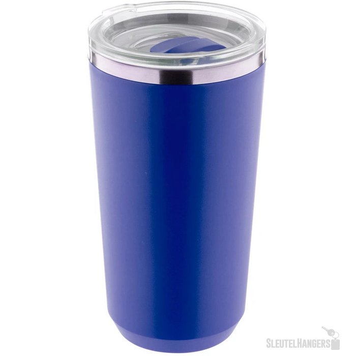 RVS thermosbeker (500 ml) Blauw