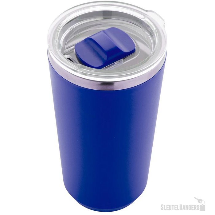 RVS thermosbeker (500 ml) Blauw