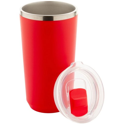 RVS thermosbeker (500 ml) Rood