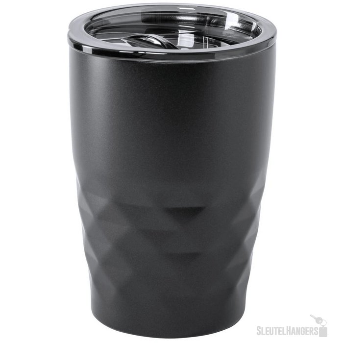 Koper Geïsoleerde Thermobeker (350 ml) Zwart