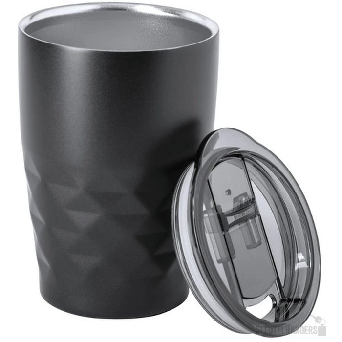 Koper Geïsoleerde Thermobeker (350 ml) Zwart