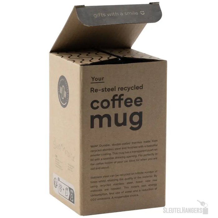 Re-Steel Rcs Recycled Coffee Mug 380 Ml Thermosbeker Zwart