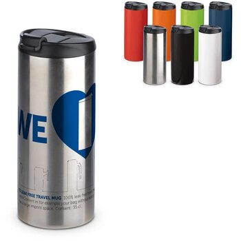 Dubbelwandige thermosbeker (350 ml) Zilver 350 ml