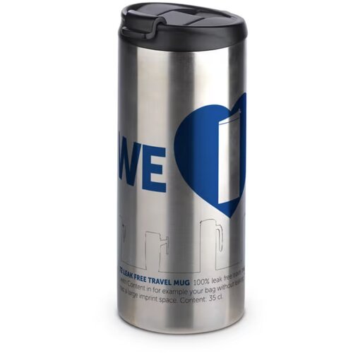 Dubbelwandige thermosbeker (350 ml) Zilver 350 ml
