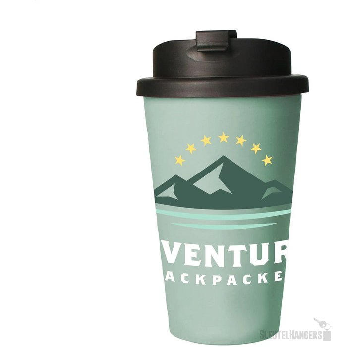 Eco Coffee Mug Premium Deluxe 350 Ml Thermosbeker Mintgroen