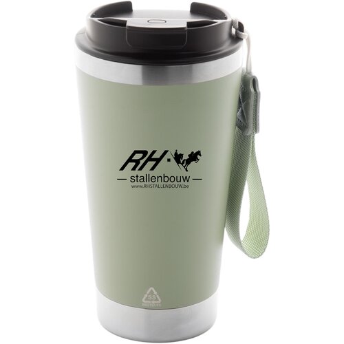 Gerecyclede RVS thermosbeker (430 ml) Groen