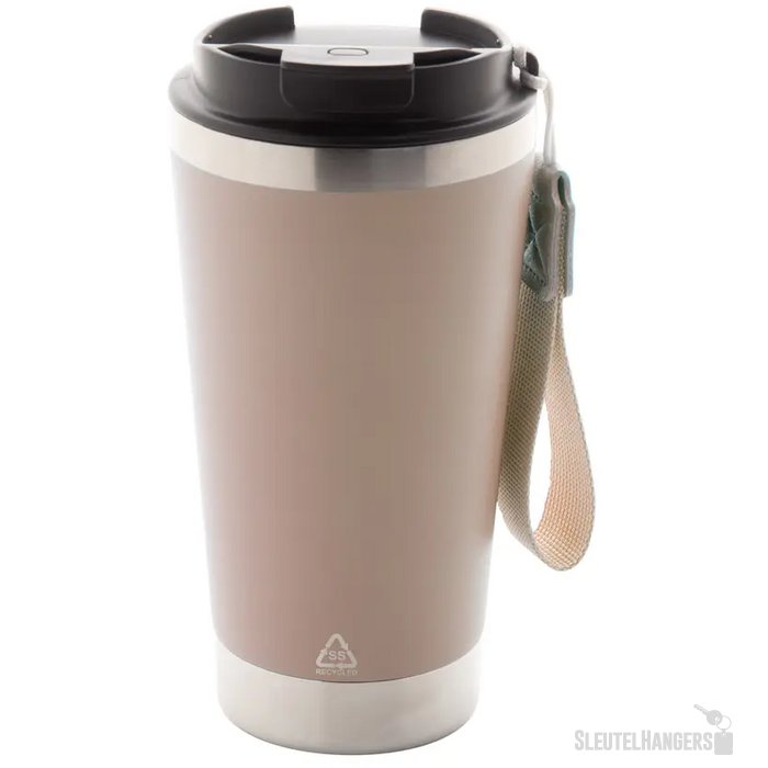 Gerecyclede RVS thermosbeker (430 ml) Naturel