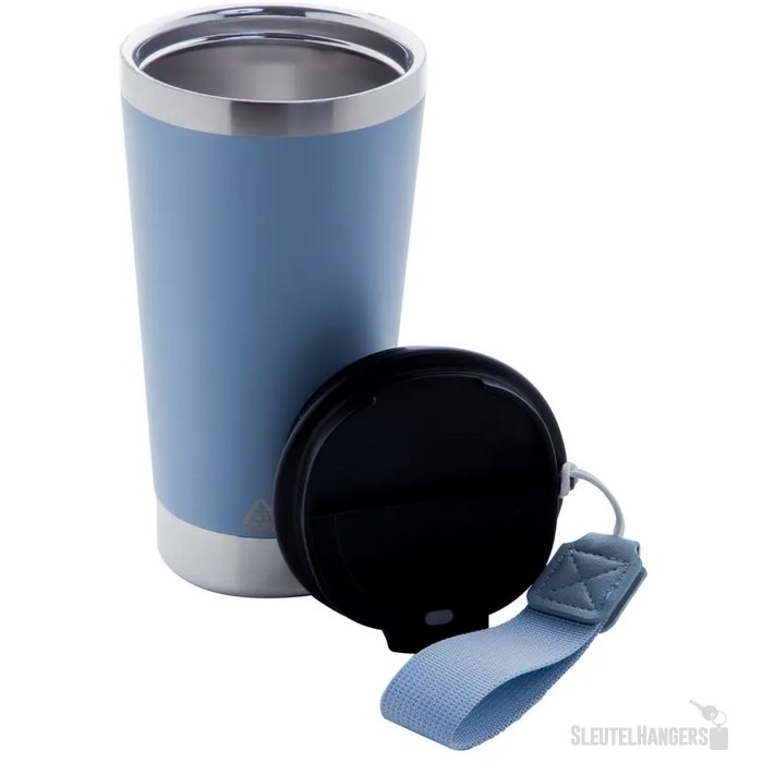 Gerecyclede RVS thermosbeker (430 ml) Blauw