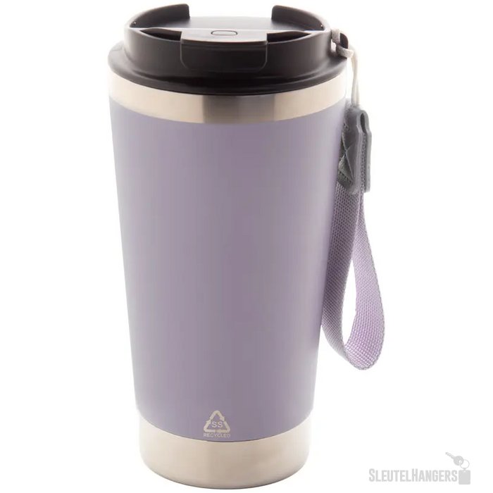 Gerecyclede RVS thermosbeker (430 ml) Paars
