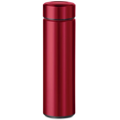 RVS thermosfles met theezeef (425 ml) Rood 425 ml