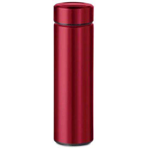 RVS thermosfles met theezeef (425 ml) Rood 425 ml