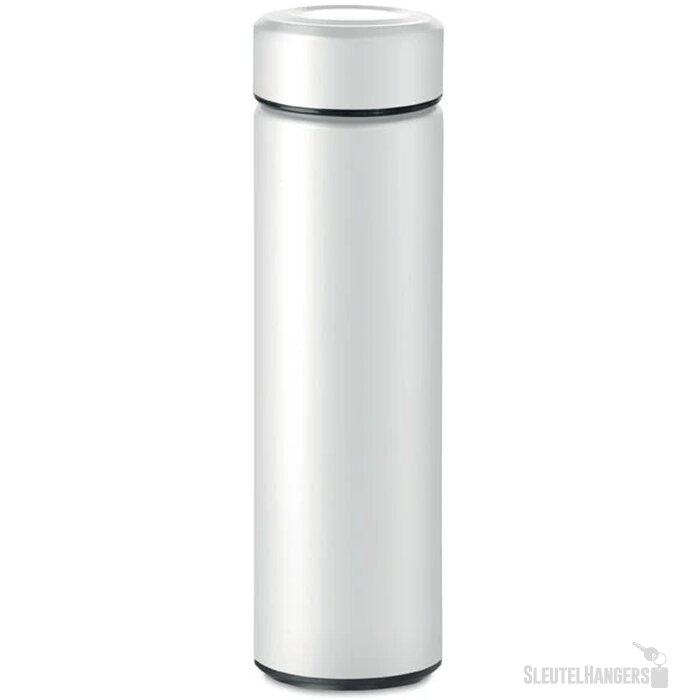 RVS thermosfles met theezeef (425 ml) Wit