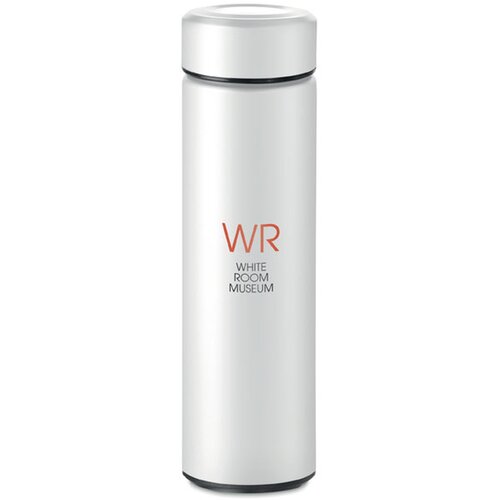 RVS thermosfles met theezeef (425 ml) Wit 425 ml