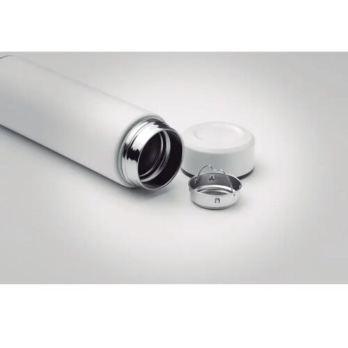RVS thermosfles met theezeef (425 ml) Wit 425 ml