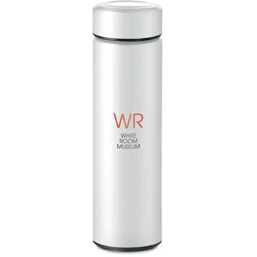 RVS thermosfles met theezeef (425 ml) Wit 425 ml