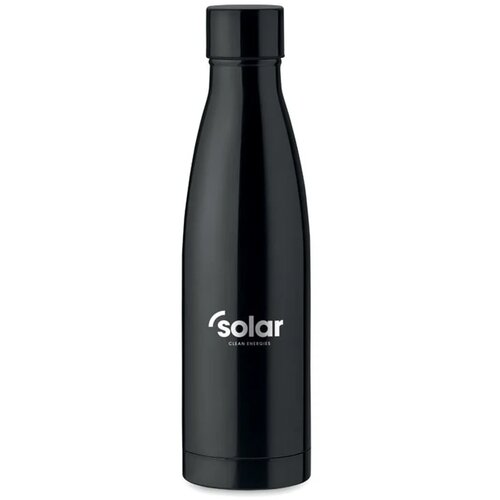 Koper geïsoleerde thermosfles (500 ml) Zwart 500 ml