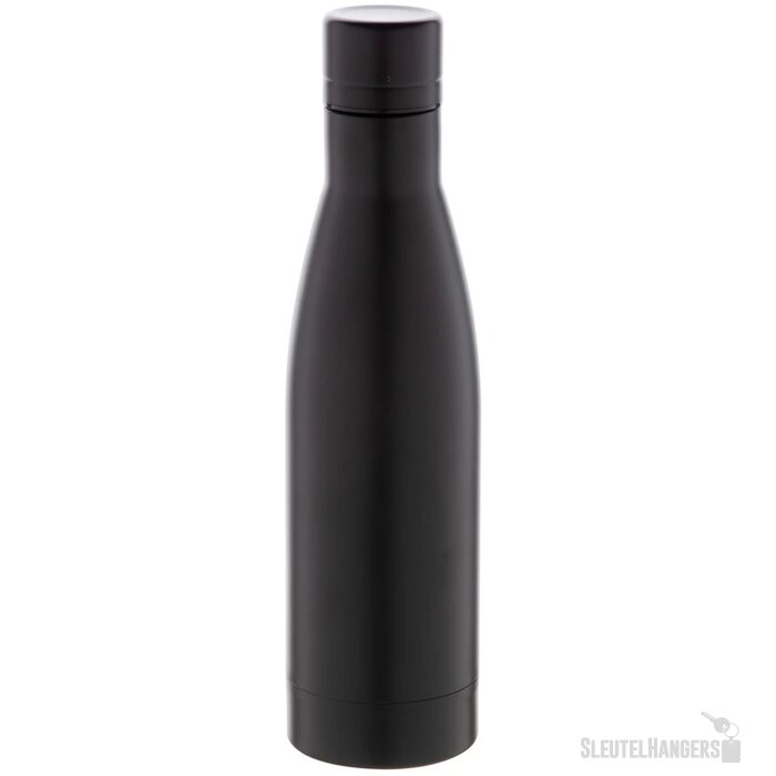 Koper geïsoleerde thermosfles (500 ml) Zwart