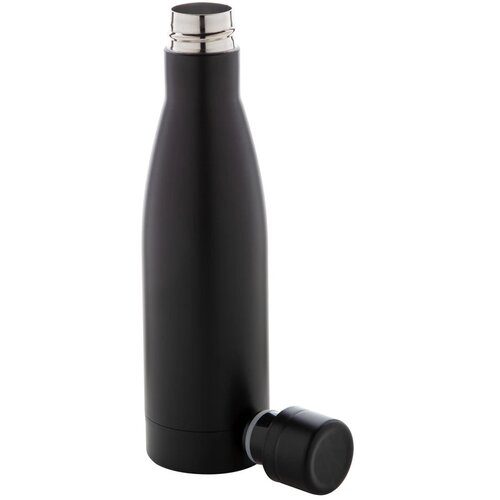 Koper geïsoleerde thermosfles (500 ml) Zwart 500 ml